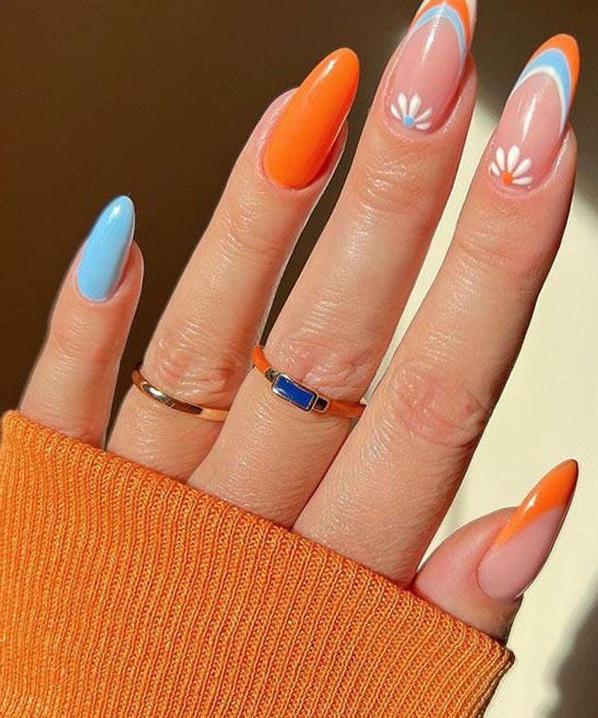 Yellow Nails Acrylic Almond