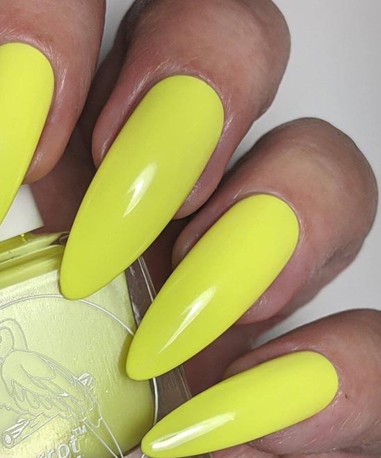Yellow Summer Nails