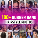 Baddie Rubber Band Hairstyles