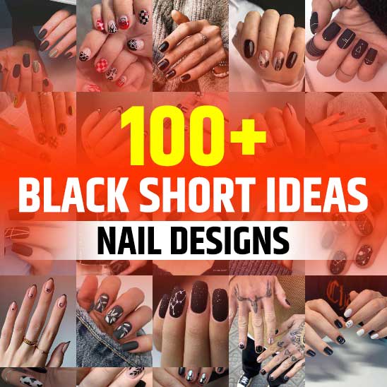 Black Short Nail Ideas