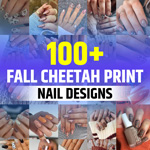 Cheetah Print Fall Nails
