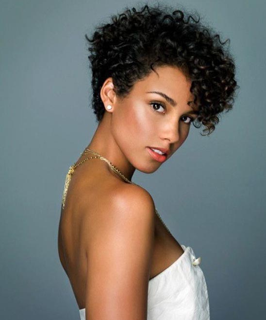 Curly Short Hairstyles for Black Hair