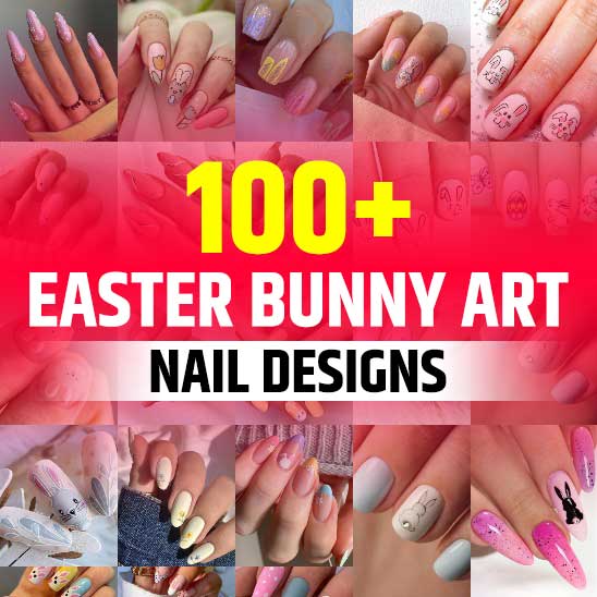 Easter Bunny Nail Art