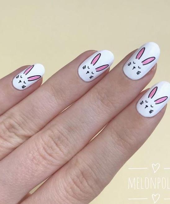 Easter Bunny Nail Art Tutorial