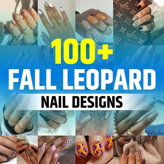 Fall Leopard Nails