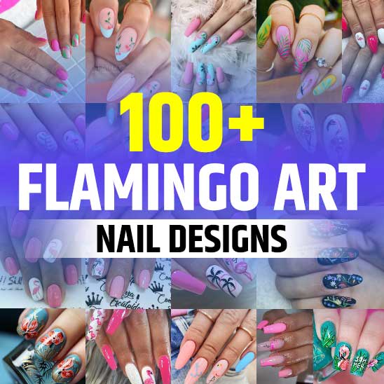 Flamingo Nail Art