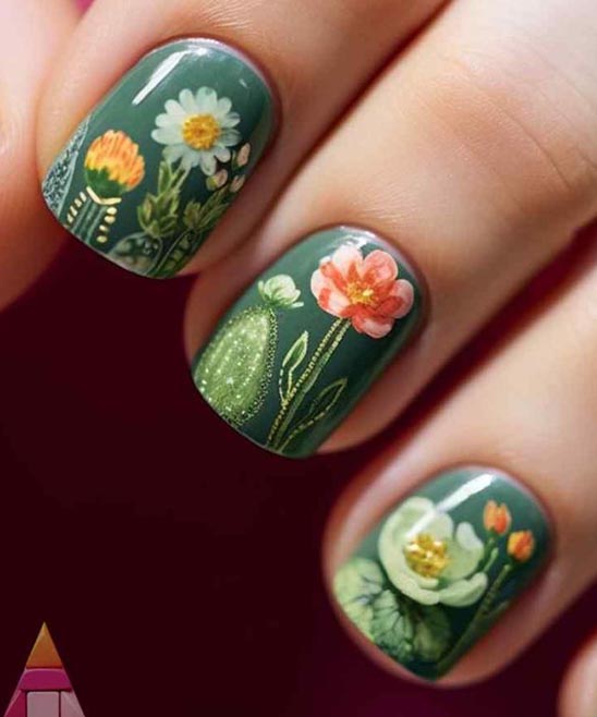 Flower Nail Designs Easy