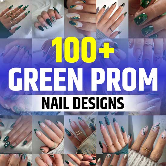 Green Nails Prom