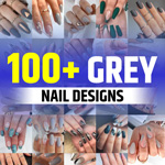Grey Nail Design