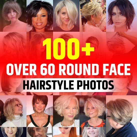Hairstyles for Over 60 Round Face