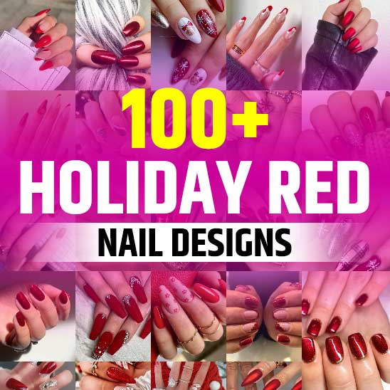 Holiday Red Nails