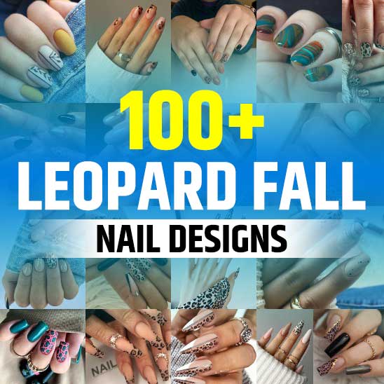 Leopard Fall Nails