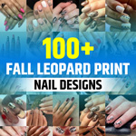 Leopard Print Fall Nails