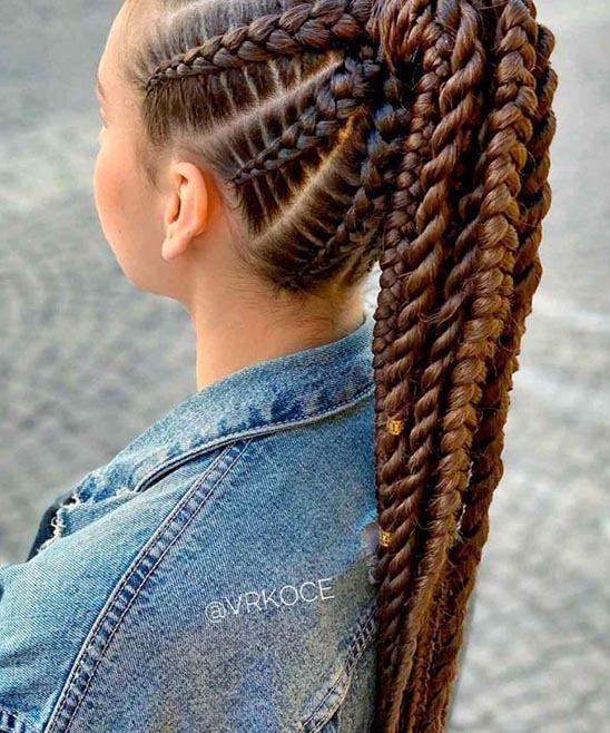 One Braid Hairstyles