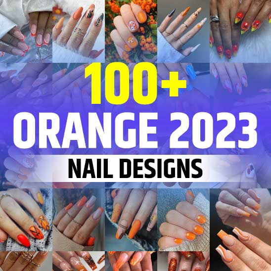 Orange Nails 2023