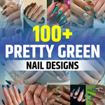 Pretty Green Nail Designs