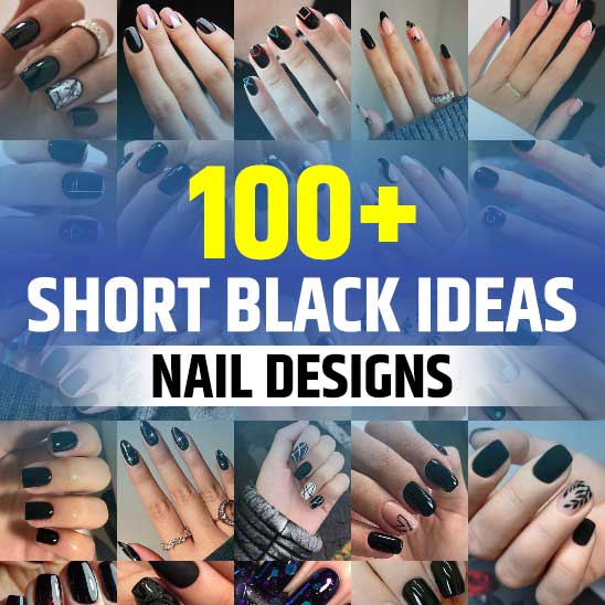Short Black Nail Ideas