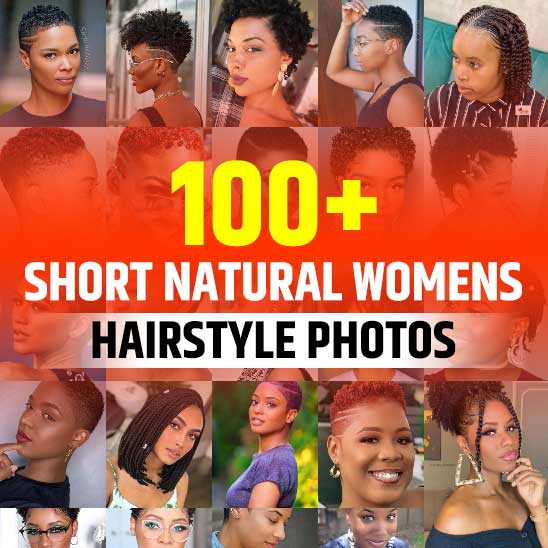 Short Natural Hairstyle for Black Womens
