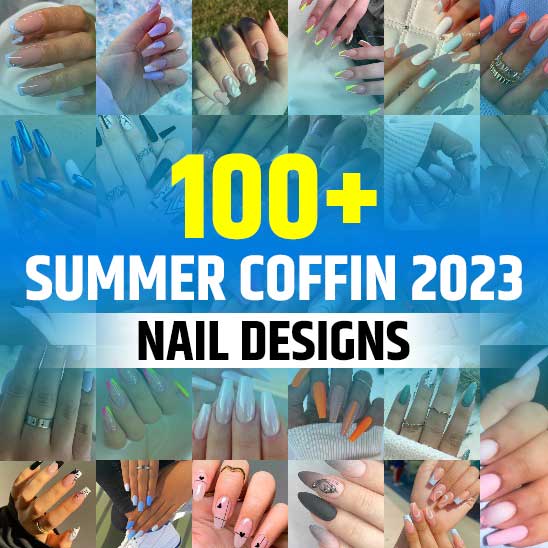 Summer Coffin Nails 2023