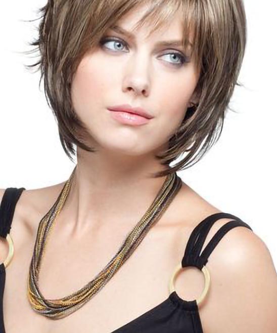 Back View Short Layered Bob Hairstyles for Over 60