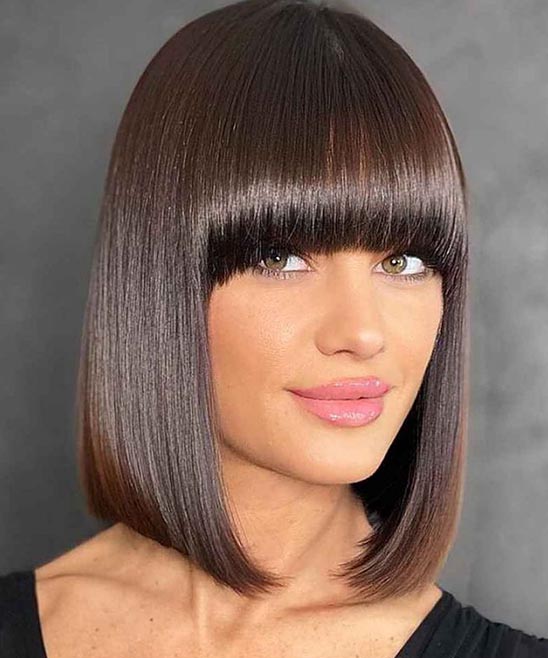 Cute Hairstyles With Bangs for Short Hair