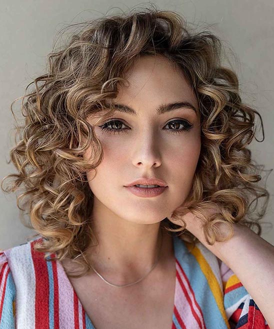 Cute Short Hairstyles for Girls With Curly Wavy Hair