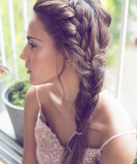 Front Side Braid Hairstyles