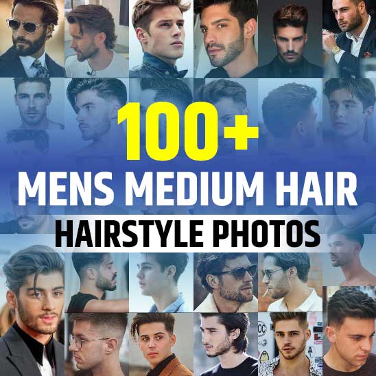 Hairstyle Mens Medium Hair