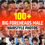 Hairstyle for Big Foreheads Male