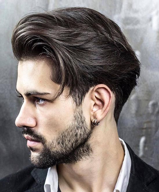 Hairstyle for Mid Length Hair Men