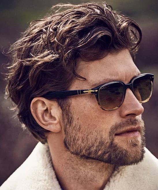 Hairstyle for Wavy Hair Men