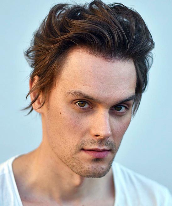 Hairstyles for Big Foreheads Men