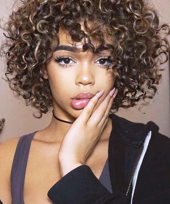 Hairstyles for Girls With Curly Short Hair