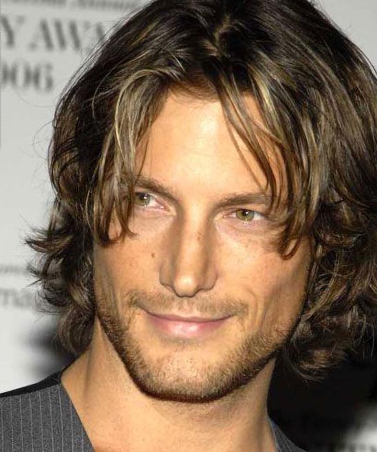 Hairstyles for Men With Curly Mid Length Hair