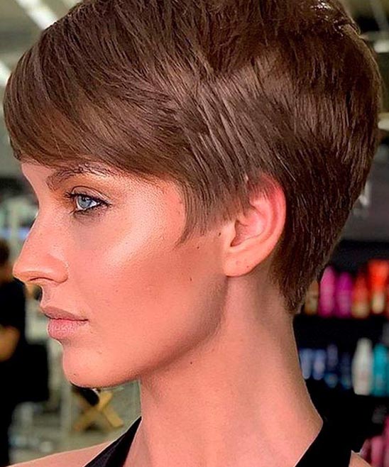 Hairstyles for Short Layered Hair With Side Bangs
