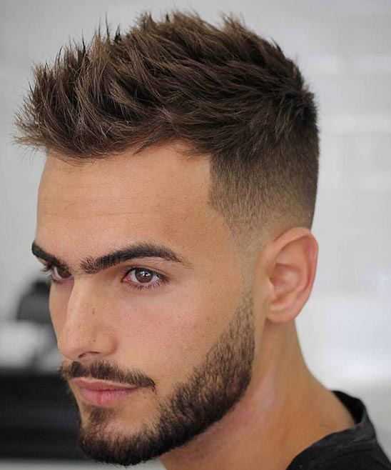 Hairstyles for Thin Short Straight Hair Men