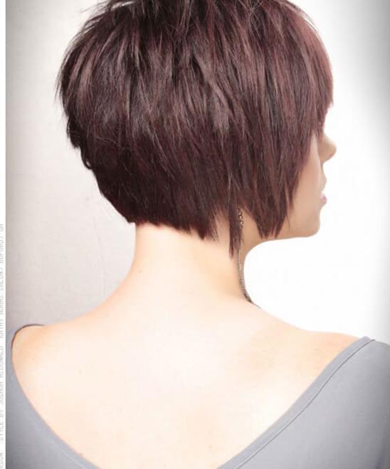 Layered Short Bob Hairstyles Pictures