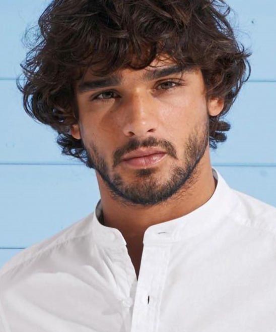 Medium Hairstyles for Men With Wavy Hair