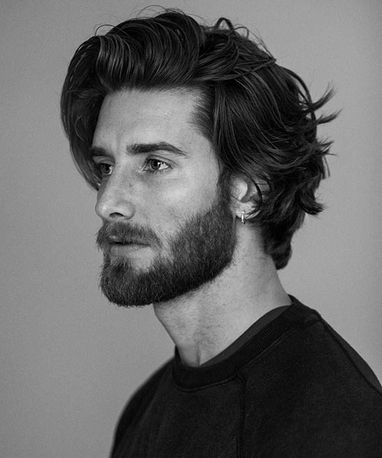 Medium Long Hairstyles for Men With Thick Hair