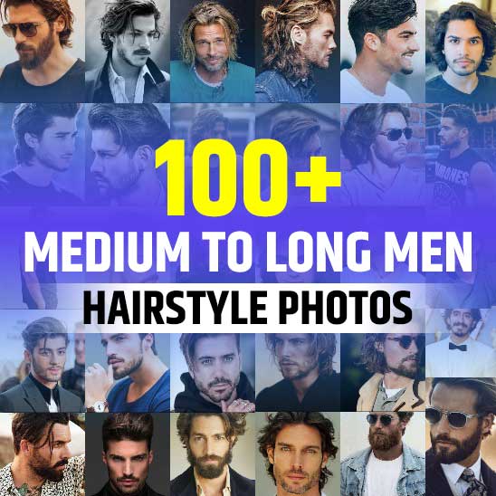 Medium to Long Hairstyles Men