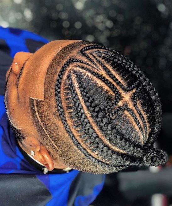 Mens Braids With Fade