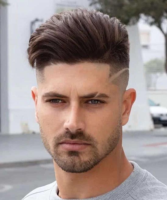 Mens Hairstyle Short Sides Long Top