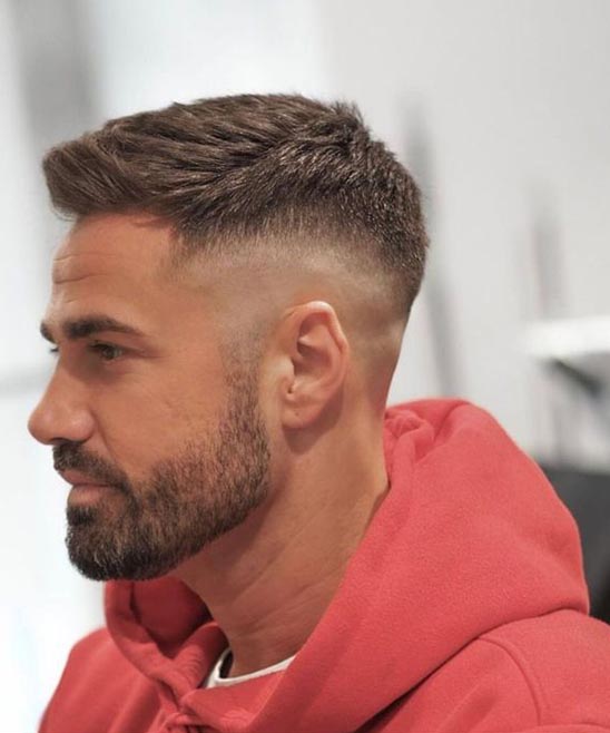 Mens Hairstyle Short on Sides Long on Top