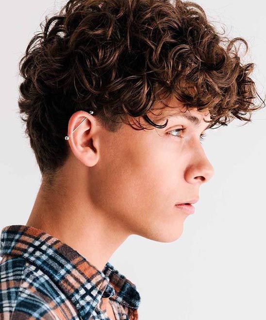 Men's Hairstyles Curly Short