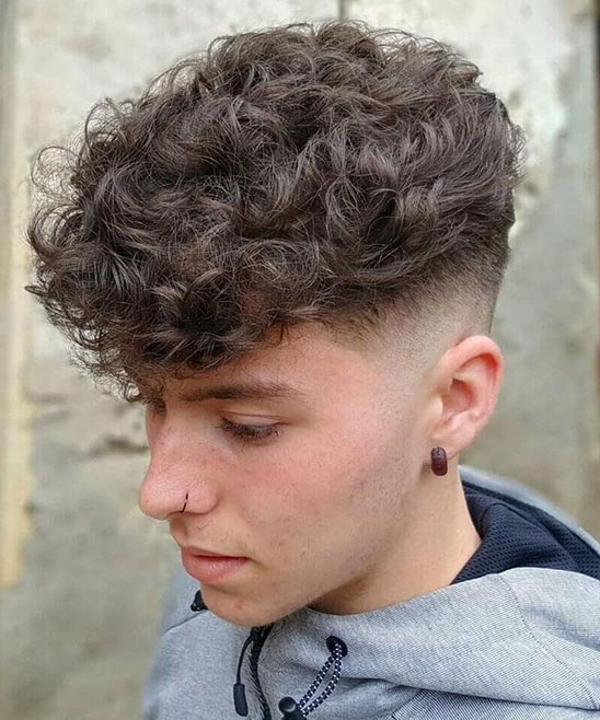 Mens Hairstyles Long Curly