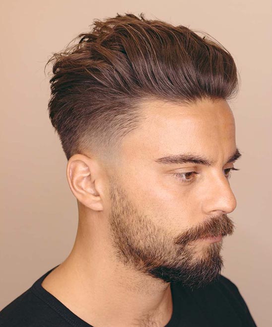 Mens Hairstyles Short Sides Longer on Top