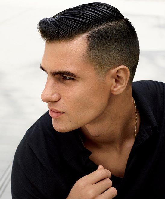 Mens Hairstyles Short Sides Longer on Top
