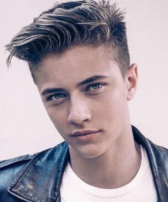 Mens Hairstyles Short on the Sides Long on Top