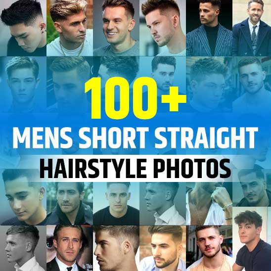 Mens Short Straight Hairstyles