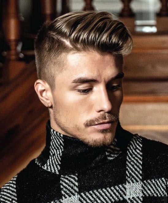 Mens Undercut Hairstyle for Round Face